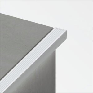 capuchón terminal derecho para perfiles led para iluminación de escalones