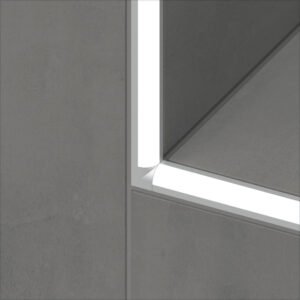 esquina interior para perfiles led en forma de semi círculo