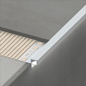 perfil led para iluminación de escalones